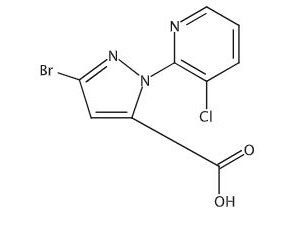3-bromo-1-(3-chloropyridin-2-yl)-1H-pyrazole-5-carboxylic acid