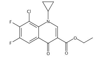 ethyl 8-chloro-1-cyclopropyl-6,7-difluoro-4-oxoquinoline-3-carboxylate