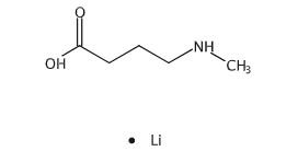 4-(methylamino)-Butanoic acid lithium salt