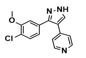 4-(3-(4-chloro-3-methoxyphenyl)-1H-pyrazol-4-yl)pyridine
