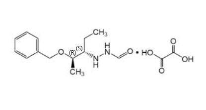 N'-((2R,3S)-2-(benzyloxy)pentan-3-yl)formohydrazide oxalate