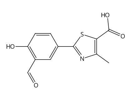 2-(3-formyl-4-hydroxyphenyl)-4-methylthiazole-5-carboxylic acid
