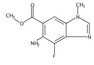 Methyl 5-amino-4-fluoro-1-methyl-1H-benzo[d]imidazole-6-carboxylate