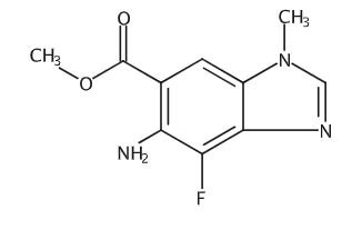 Methyl 5-amino-4-fluoro-1-methyl-1H-benzo[d]imidazole-6-carboxylate